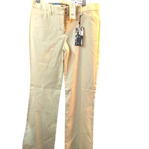 NWT....Editor Low Rise Flare Cream Trouser Pant... Size 6